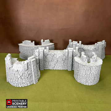 HEX Castle Ruined Bowmans Battlements