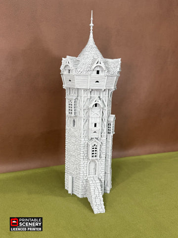 Wattle & Daub Hex Tower