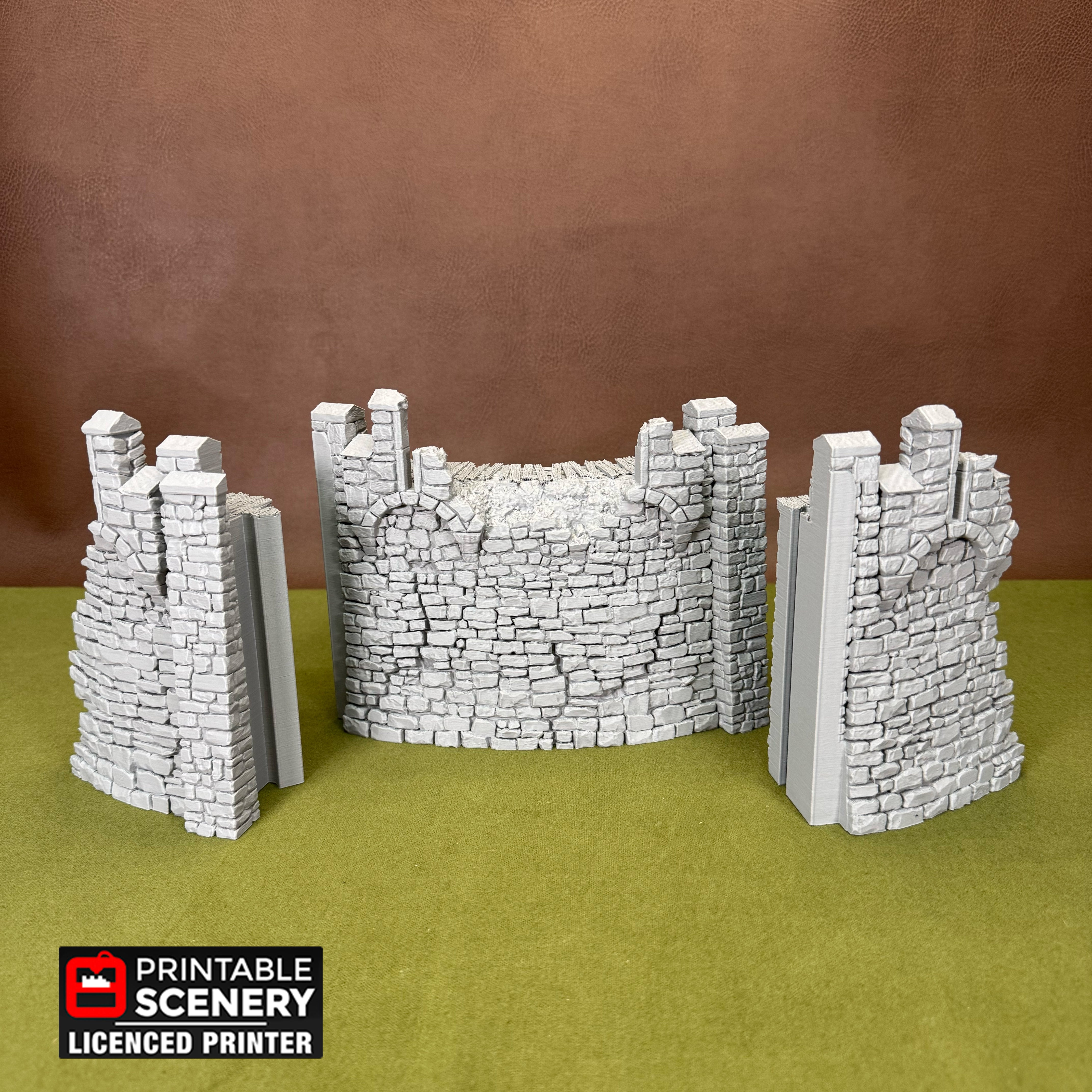 HEX Castle Ruined Bowmans Battlements