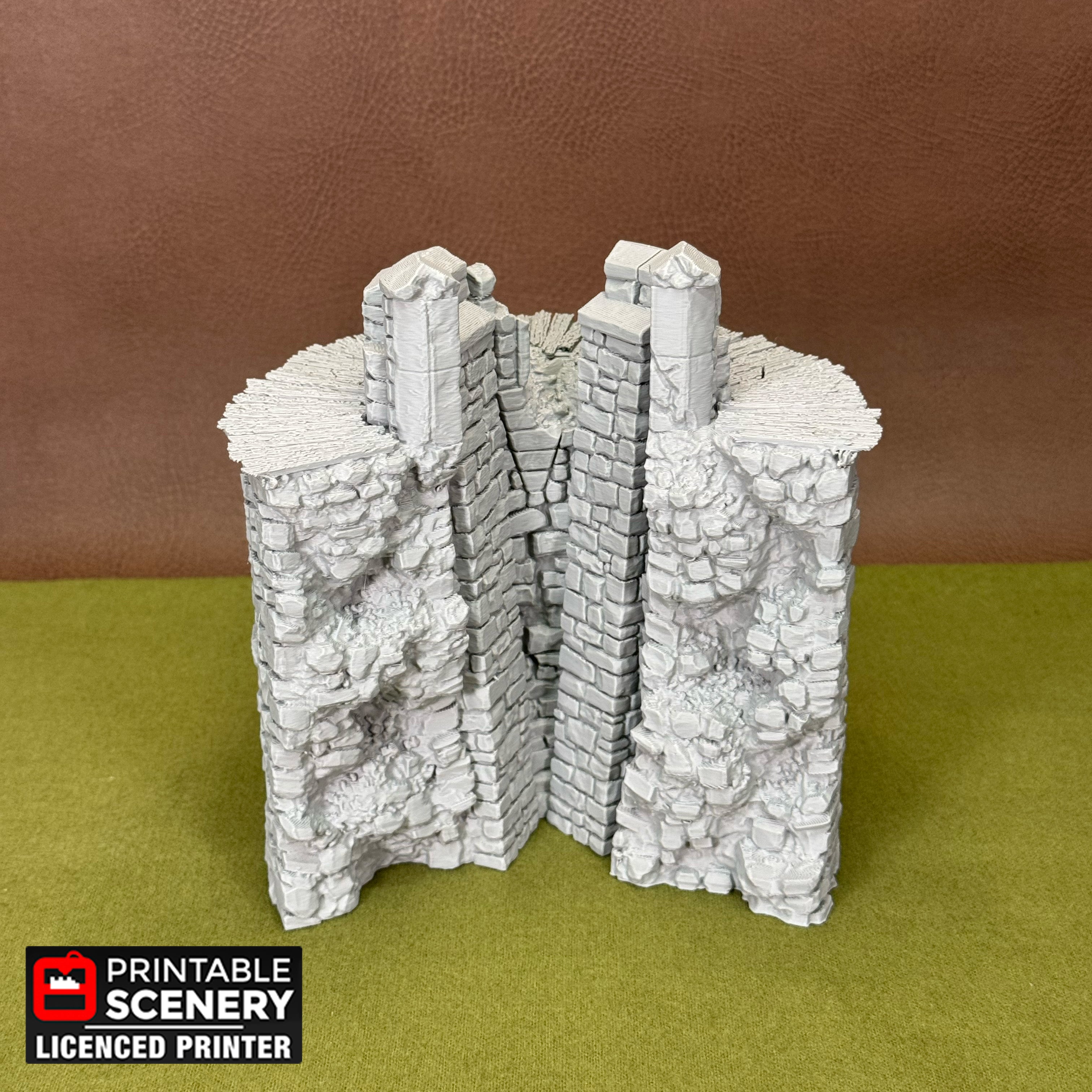 HEX Castle Ruined Bowmans Battlements